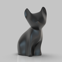 decorative abstract cat 3d print model - Mito3D