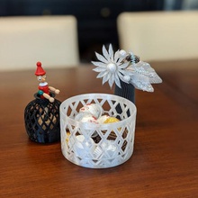 décoratif poubelle couvercle panier décor 3d print model - Mito3D