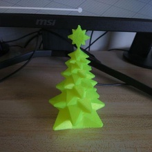 decorative christmas tree 3d print model - Mito3D