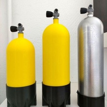 decorativo buceo tanque colección herramienta bucear botella cilindro decoracion buceador buzo ean aire nitrox aluminio acero 3d print model - Mito3D