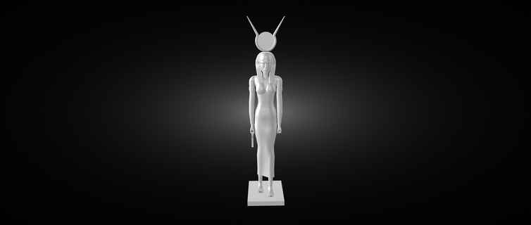 decorative figurine ancient goddess interior 3d print stl bust accessories 3d print model - Mito3D