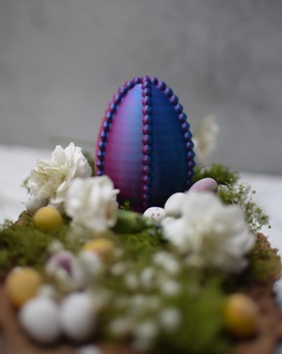 decorativo cavo uovo vite In piedi easterxcults Pasqua decorazione tavolo fiore preparativi casa design 3d print model - Mito3D