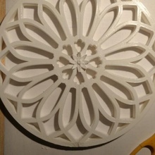 décoratif mandala décoration maison 3d print model - Mito3D