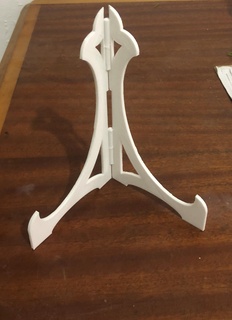 decorative plate holder frame 3d print model - Mito3D