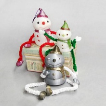 decorativos boneco de neve recipiente a casa decoração natal decorações tampa objeto decorativo feriados parafuso parte superior do arte brinquedo bonecos 3d print model - Mito3D