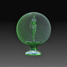 decorative sphere art ornament gadget high poly art printable model 3d print model - Mito3D