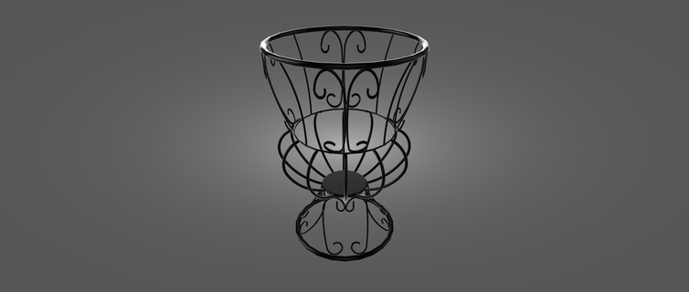 décoratif supporter pots vases décoration figurine 3d print model - Mito3D
