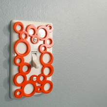 decorative switch-plate home 3d print model - Mito3D
