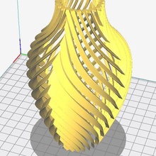 decorative vase 3d print model - Mito3D