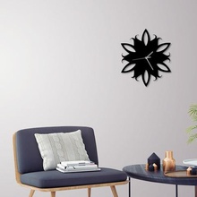 decorative wall clock c4 art diy 2019 flower decoration home 3d 2d indoor model 3d print model - Mito3D