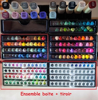 decotime compatible empilable crayon tiroir boîte espace rangement crayons aquamarker action décotime gamme 3d print model - Mito3D