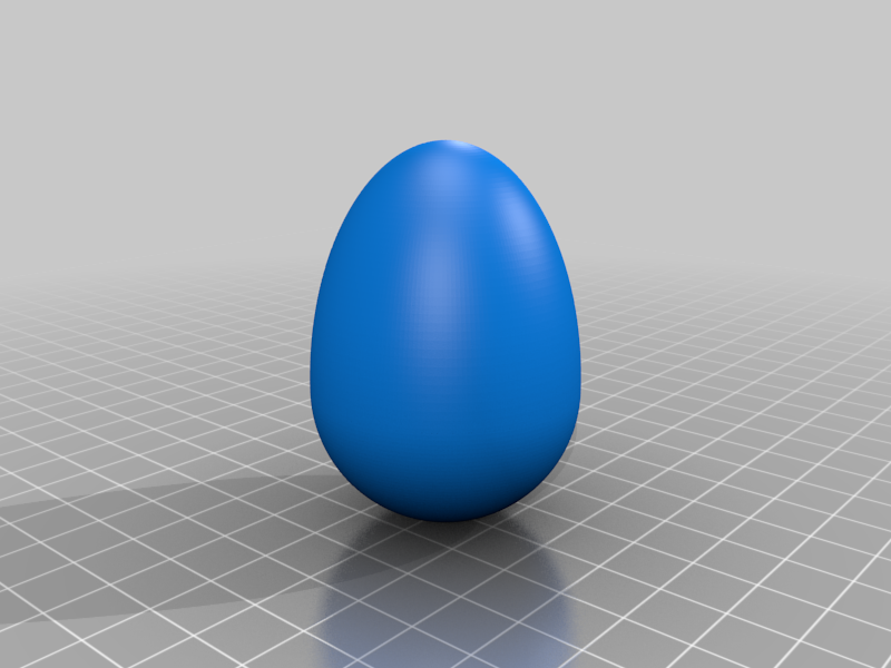 decoy egg - parametric Home pets animals home 3D print model - Mito3D