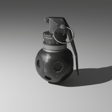 señuelo granada deber moderno guerra 2019 llamada of mano videojuegos 3d print model - Mito3D