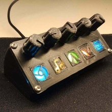 deej volume controller case electronics 3d print model - Mito3D