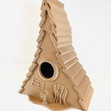 in profondità foresta uccello Casa 3d print model - Mito3D