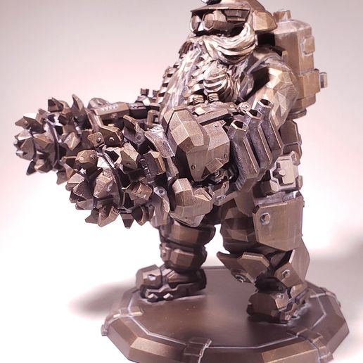 deep rock galactic driller 3D print model - Mito3D