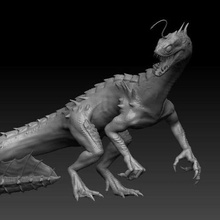 Profond mer dragon 3d print model - Mito3D