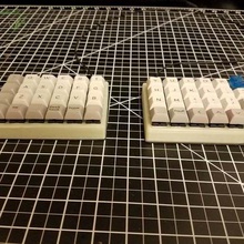 deeper let's split keyboard plate & case gadget computer 3d print model - Mito3D