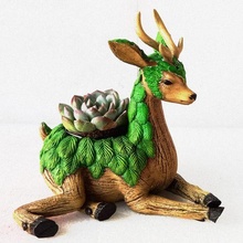 deer shaped pianta pentola arte animale 3d print model - Mito3D