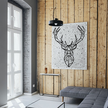 ciervo querido dxf dwg stl decorativo 3dprint decoración mural 3d print model - Mito3D