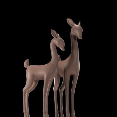 geyik sanat 3D print model - Mito3D