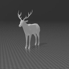 geyik hayvan 3d print model - Mito3D