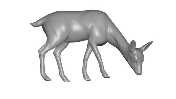 ciervo Arte ciervo animal escultura selva Arte 3d print model - Mito3D