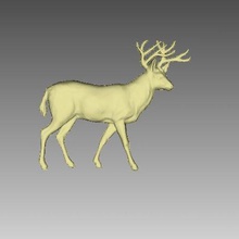 deer art 3d print model - Mito3D