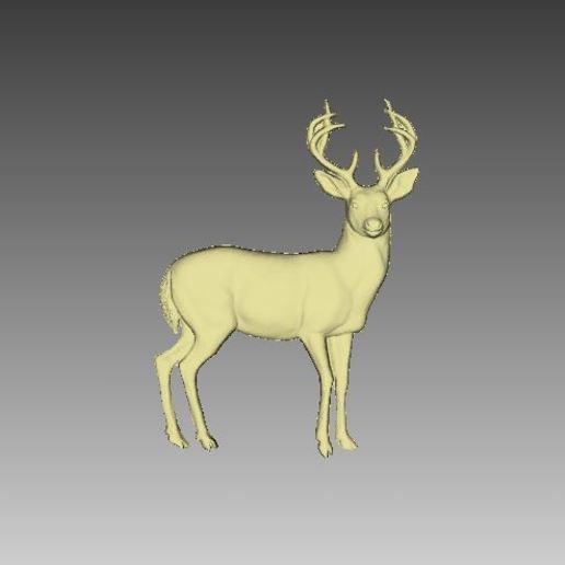 deer art 3D print model - Mito3D