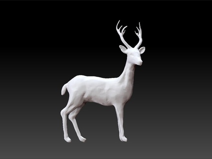 deer - deer toy kids - cute animal  3d print model - Mito3D