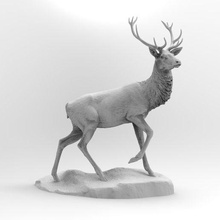 cerf 2 art animal 3d print model - Mito3D