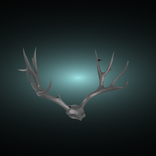 deer antlers ver 2 3d print model - Mito3D