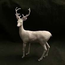 deer antlers animal decor christmas present gift 3d print model - Mito3D
