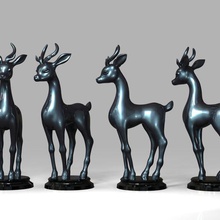 deer art miniatures print cute nature animals head dog dragon game fantasy toy animal 3d print model - Mito3D