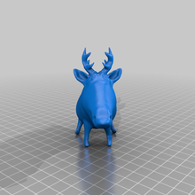 deer boris sculptures 3d print model - Mito3D