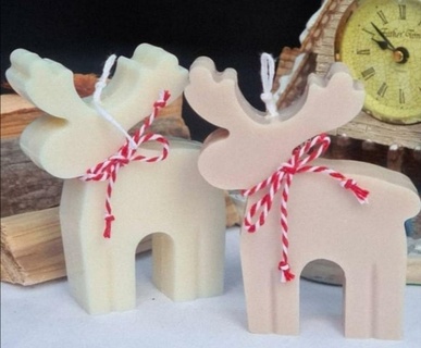 cervo candele Natale cavallo animali decorazione moda arte 3d giocattolo 3d print model - Mito3D
