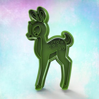 deer cookie cutter Various cutting cookies cookies cookie cutter cutter deer deer cute  3d print model - Mito3D