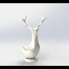 veado decoração animal brinquedos escultura modelo luxo Natal casa 3d print model - Mito3D