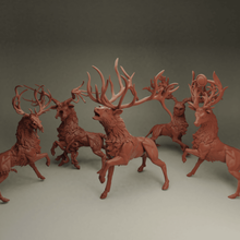 deer gods - complete art dungeons dragons d&d elk god miniatures 3d print model - Mito3D