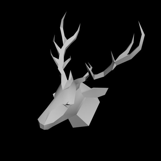 deer head 3d model 3D print model - Mito3D