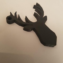 deer head key ring gadget stag stag head