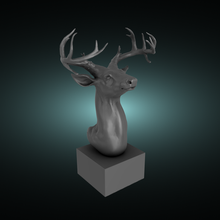 deer head ver 1 3d print model - Mito3D