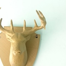 deer hook coat hanger home decor 3d print model - Mito3D