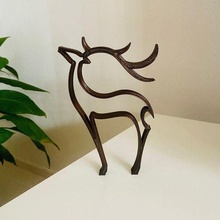 deer minimalist sculpture deco decoration art animal animals forest 3d print model - Mito3D