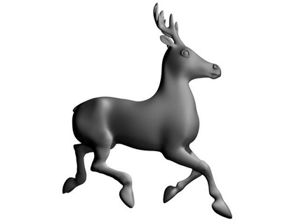 deer running gait Various 3d print model - Mito3D