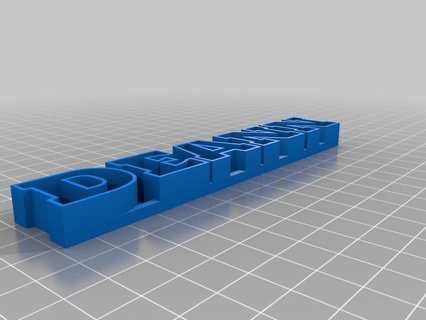 dee personalizado esculturas 3d print model - Mito3D
