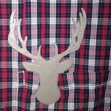 deerhead clip moda 3d print model - Mito3D
