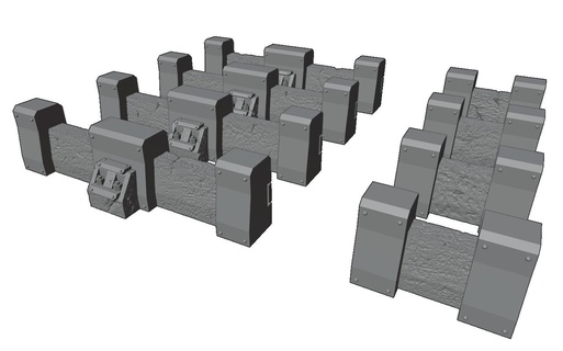 defence line 3d print model - Mito3D