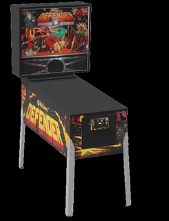 defensor pinball máquina defender videogames defensorpinball maquina arcade retro faça 3d print model - Mito3D
