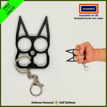 defense keychain mod1 jewelry key ring necklace pendant staff self-defense auto model design 3d print model - Mito3D